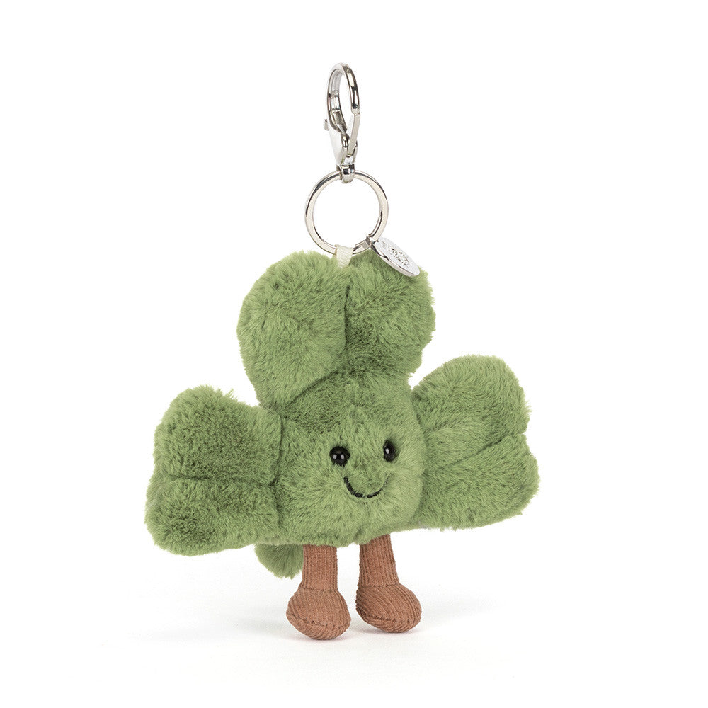 【預購】Jellycat Amuseables Siofra Shamrock Bag Charm 三葉草鎖匙扣